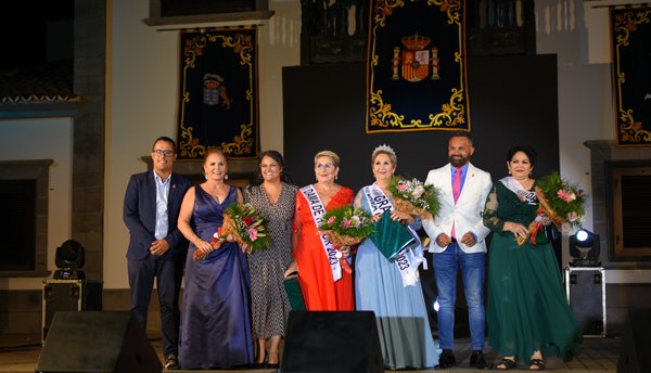 Conchita González Forte, gewählte Großdame der Patronatsfestlichkeiten zu Ehren von Santiago Apóstol 2023