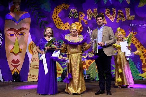 Ana Rosa Marrero Ramos, elected Queen of the Elders of the Los Gigantes Carnival 2024