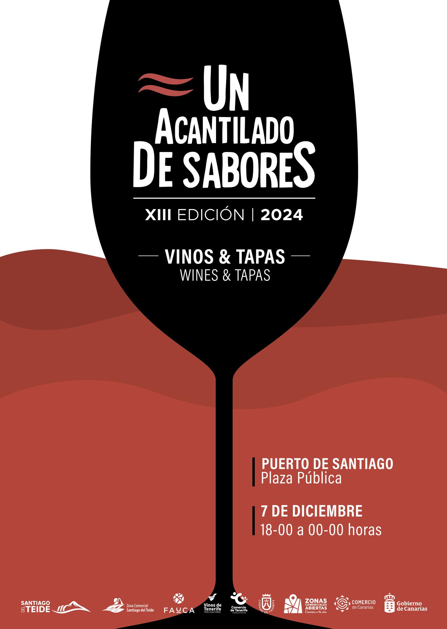 12 restaurants and 9 wineries participate this Saturday in the 13th edition of the tapas and wine event “Un Acantilado de Sabores”