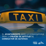 The city council calls for aptitude tests to obtain the municipal taxi driver's permit