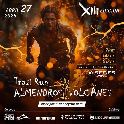 XIII. Ausgabe des Trail Run Mandeln und Vulkane teilnehmen