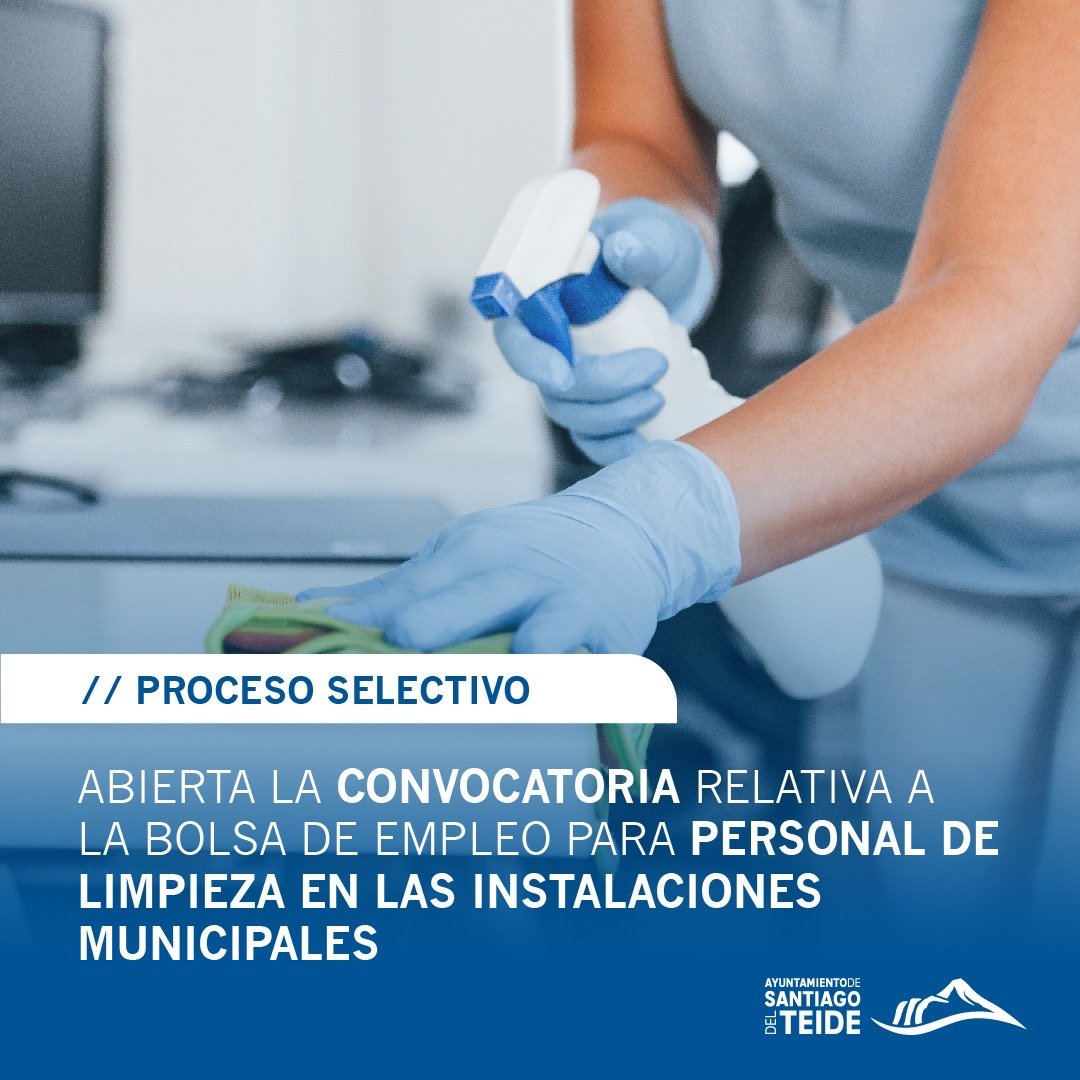 reserve list of cleaning personnel of municipal facilities