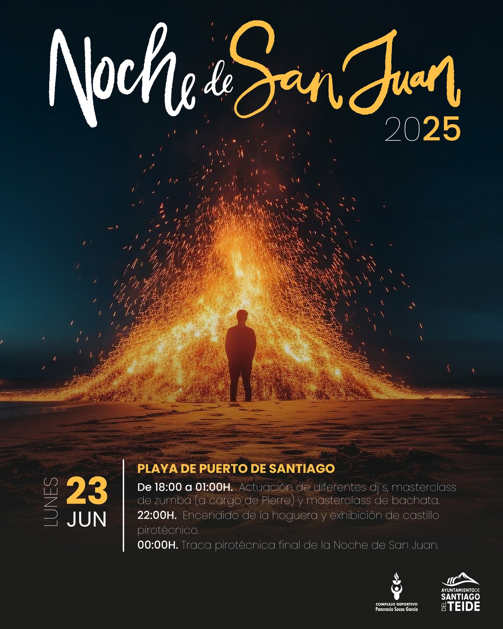 La spiaggia di Puerto de Santiago ospiterà gli eventi della Notte di San Juan a Santiago del Teide