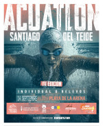 Nearly 200 athletes will participate this Sunday in the 4th edition of the Santiago del Teide Aquathlon.