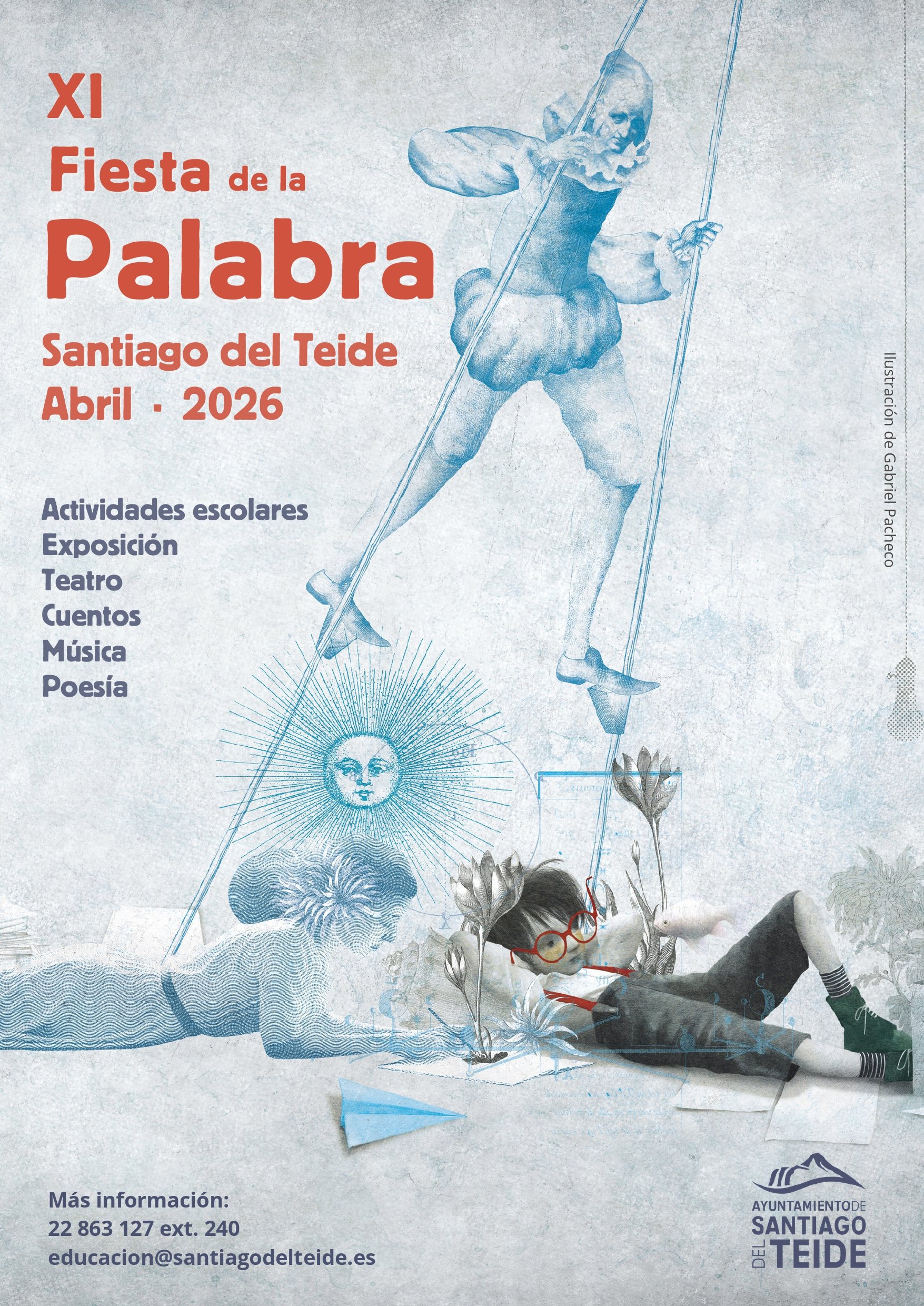 The Santiago del Teide Town Hall organizes the 11th edition of the Festival of the Word