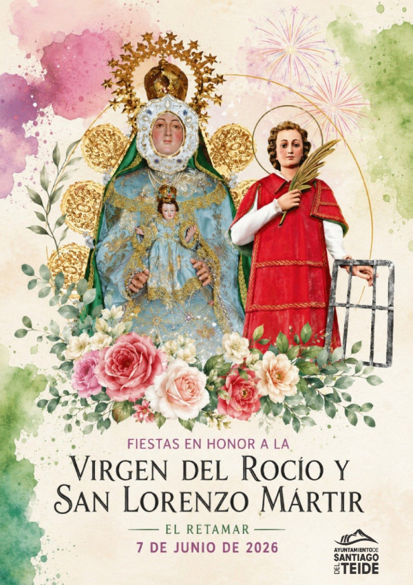 The town of El Retamar celebrates its festivities in honor of the Virgin of El Rocío and Saint Lawrence the Martyr