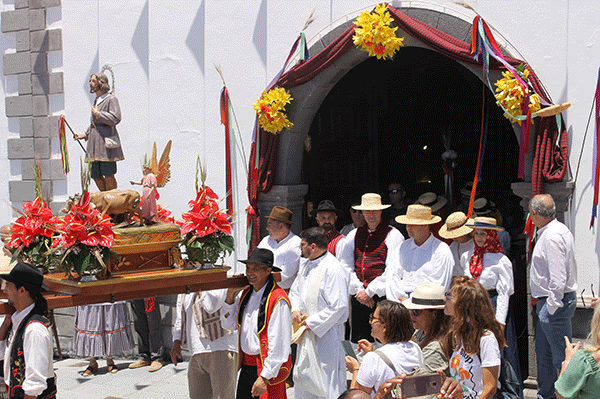 The pilgrimage in honor of San Isidro Labrador in Arguayo