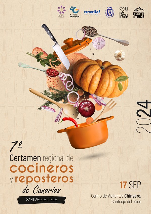 Santiago del Teide se convertirá en una fiesta de sabores y talento con la celebración del 7º Certamen Regional de Gastronomía de Canarias 20244