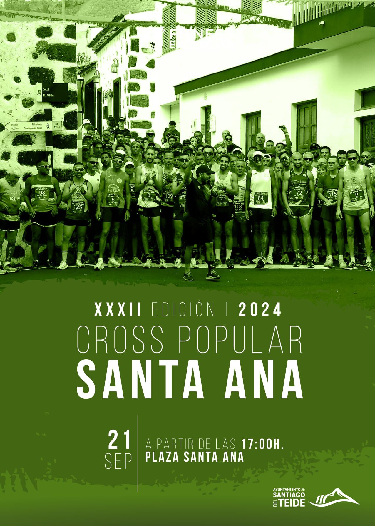 Más de 150 atletas participarán este sábado en la XXXII edición del Cross Popular Santa Ana de Tamaimo