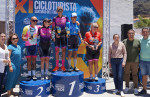 Samir Riseg and Jenny Schulz, overall winners of the 11th Santiago del Teide Cycle Race