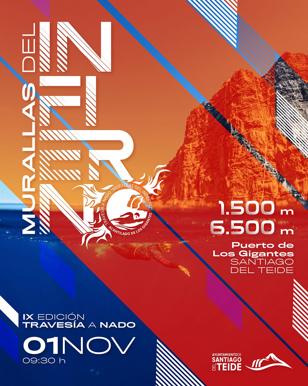 Quasi 300 partecipanti alla nona edizione annuale della gara di nuoto in acque libere "Walls of Hell"