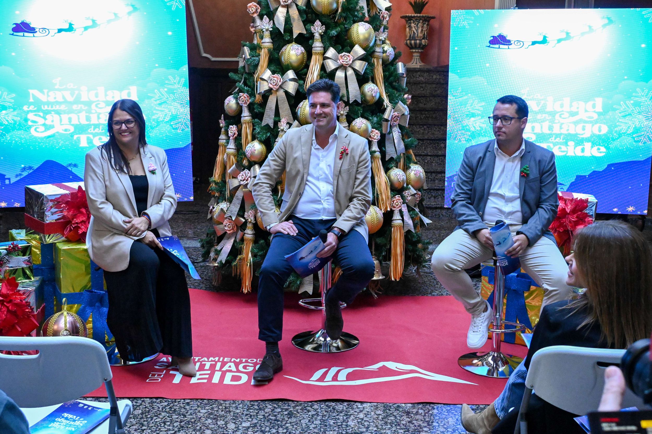 The alcalde presented the municipal Christmas programme 2025-2026