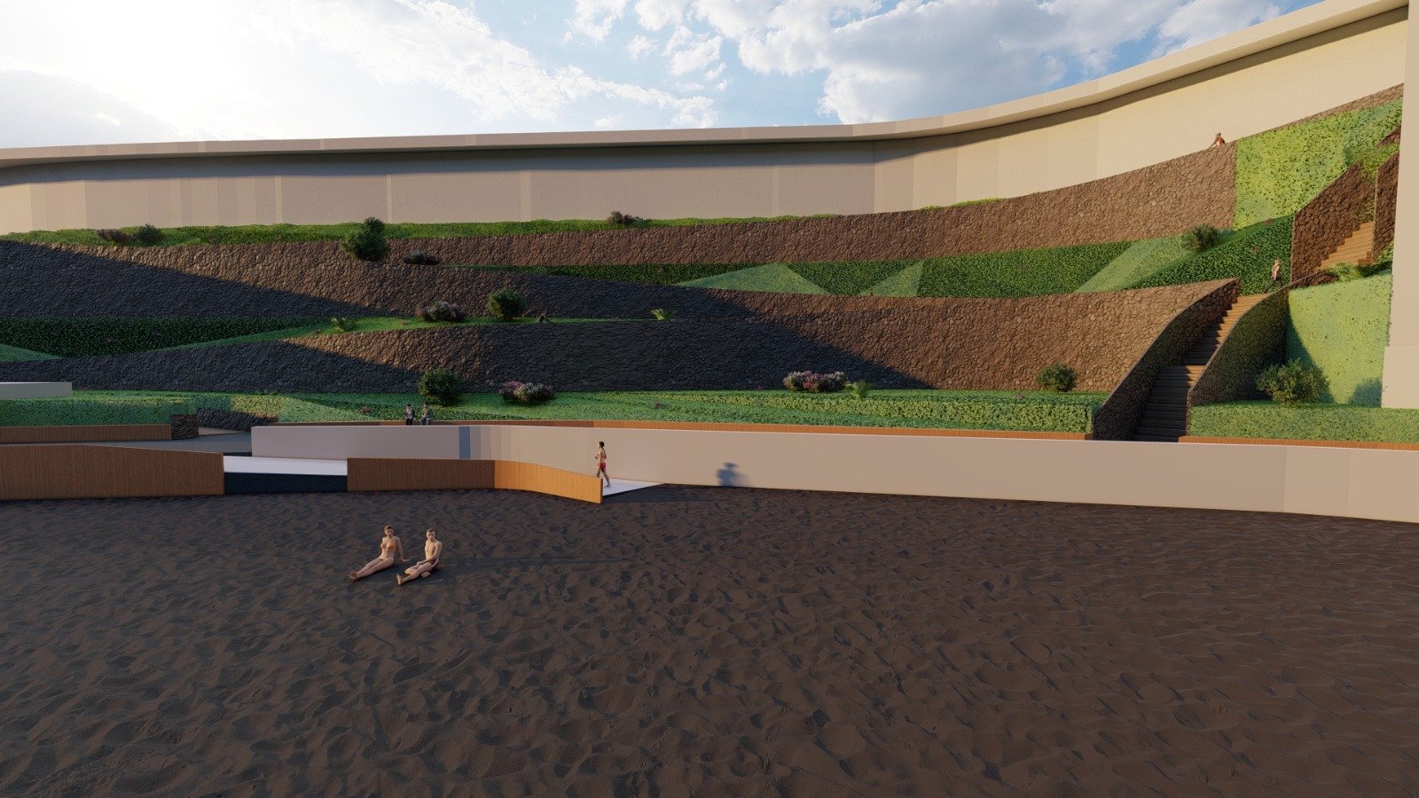 Der Bürgermeister traf sich mit der Küstenbehörde, um die notwendigen Genehmigungen für das Küstenverbesserungsprojekt von Puerto de Santiago zu beschleunigen.